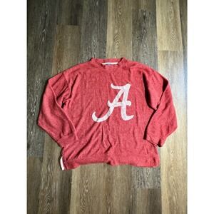 Bottom Drawers Alabama Crimson Tide Sweatshirt Womens XXL Red Good Boucle Knit